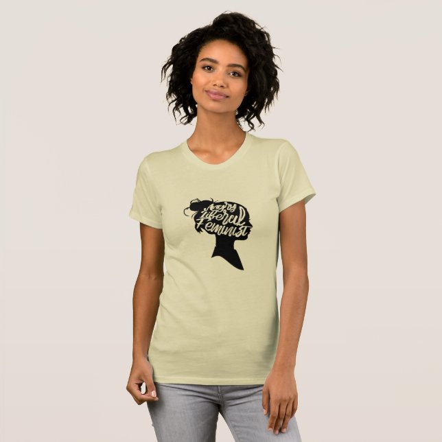 Angry Liberal Feminist T-Shirt (Front Full)