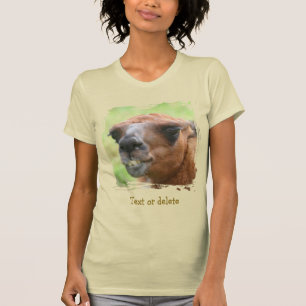 Angry Llama Face Personalized T-Shirt