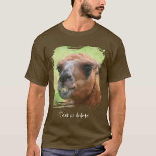 Angry Llama Face Personalized T-Shirt