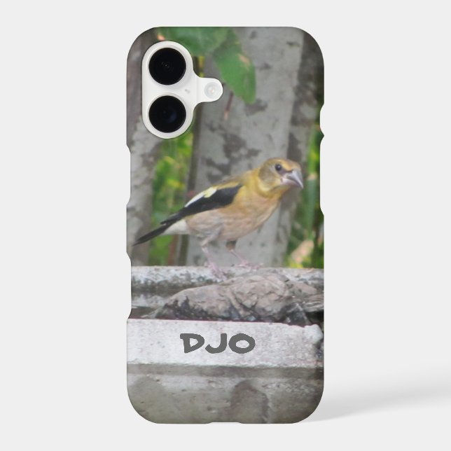 Angry Looking Bird with Your Initials (Back)