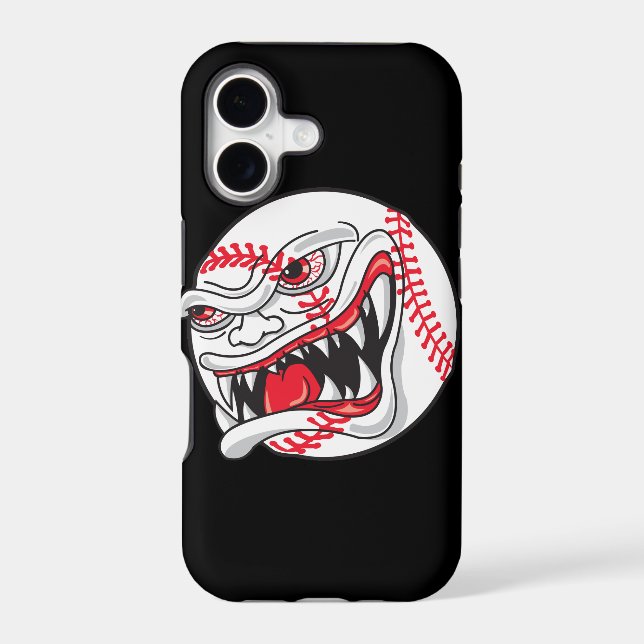 angry mean baseball graphic (Back)