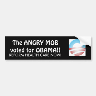 ANGRY MOB BUMPER STICKER