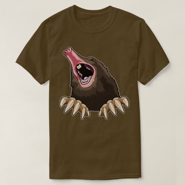 Angry Mole T-Shirt (Design Front)