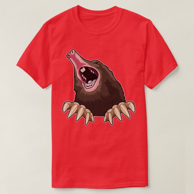 Angry Mole T-Shirt (Design Front)