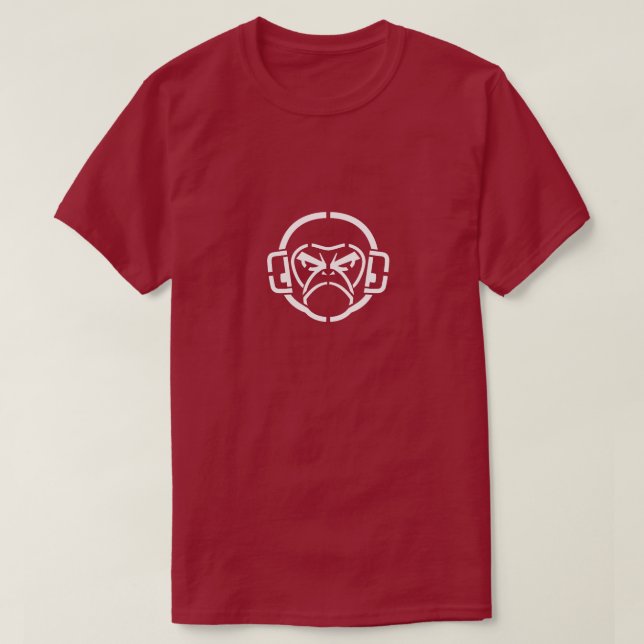 Angry Monkey Design T-Shirt (Design Front)