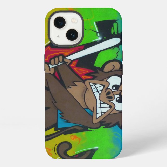 Angry Monkey graffiti Ipad case (Back)