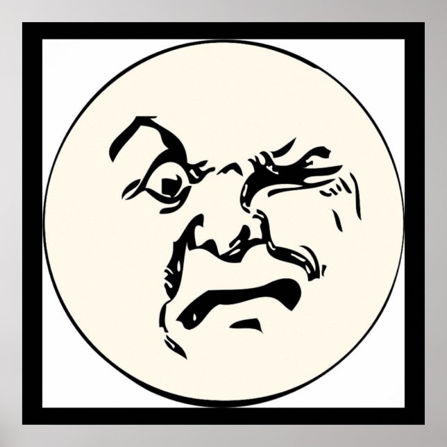 ANGRY MOON POSTER (Front)