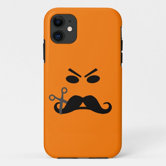 Angry Moustache iPhone 5 case-mate Case-Mate iPhone Case (Back)