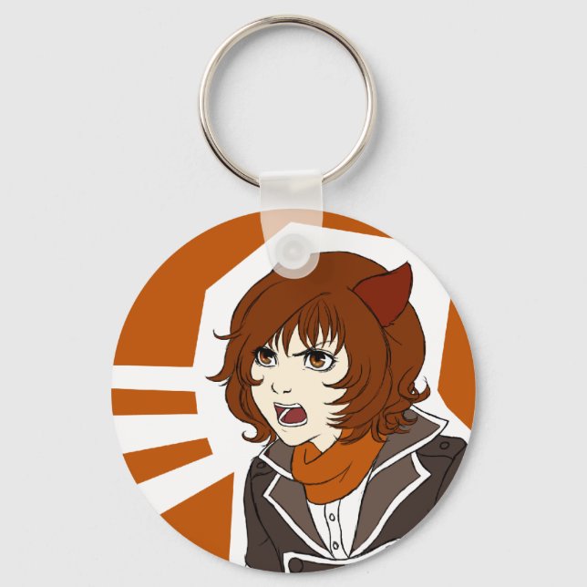Angry Naitlya Keychain (Front)
