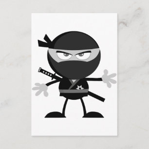 Angry Ninja Warrior Invitations