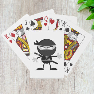 Angry Ninja Warrior Playing Cards