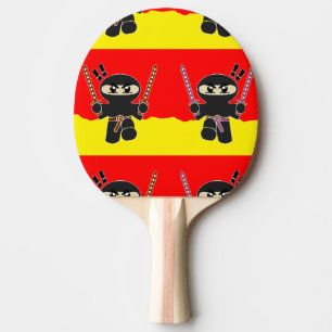 Angry ninjas ping pong paddle