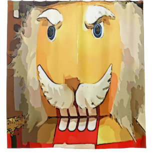 Angry Nutcracker Shower Curtain