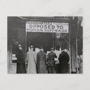 Angry Old Men - Vintage Postcard