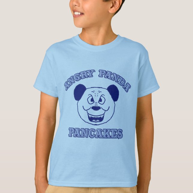Angry Panda Pancakes T-Shirt (Front)