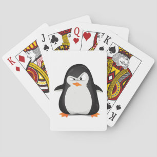 Angry Penguin Playing Cards