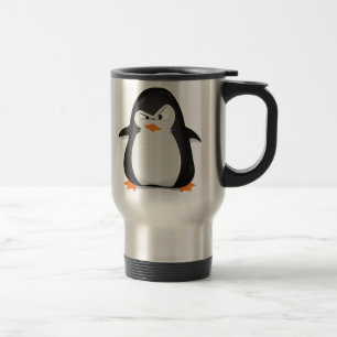 Angry Penguin Travel Mug