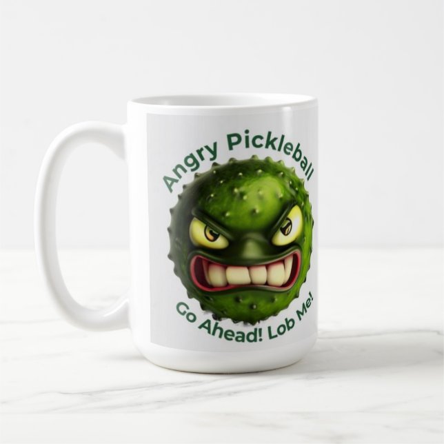 Angry Pickleball Mug (Left)