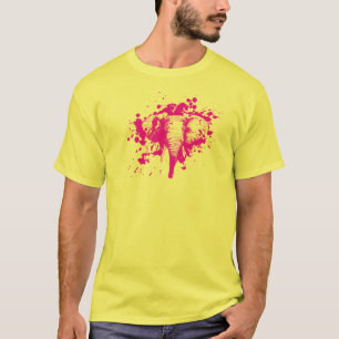 Angry Pink Elephant T-Shirt