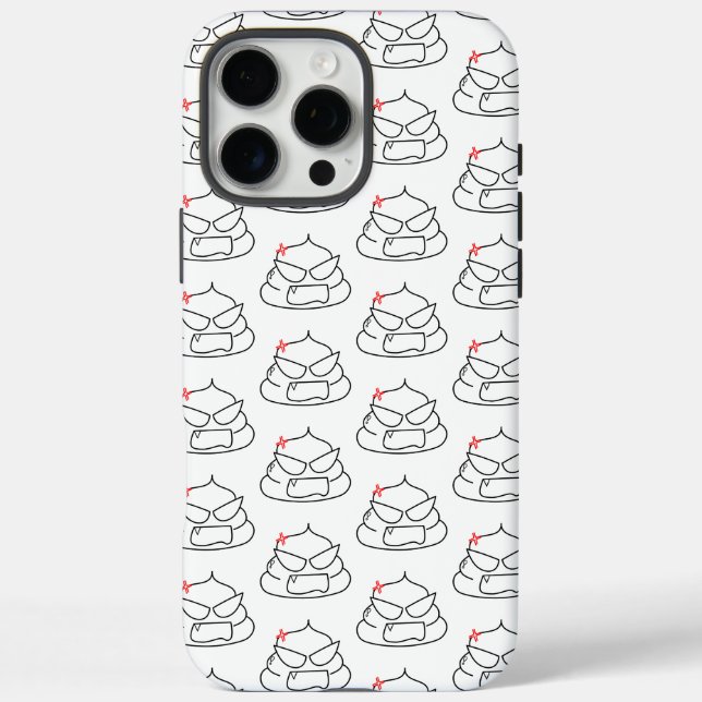 Angry Poop - Brootsch the PooPoo Case-Mate iPhone Case (Back)