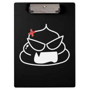 Angry Poop - Brootsch the PooPoo Clipboard