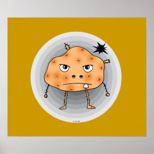 Angry potato poster