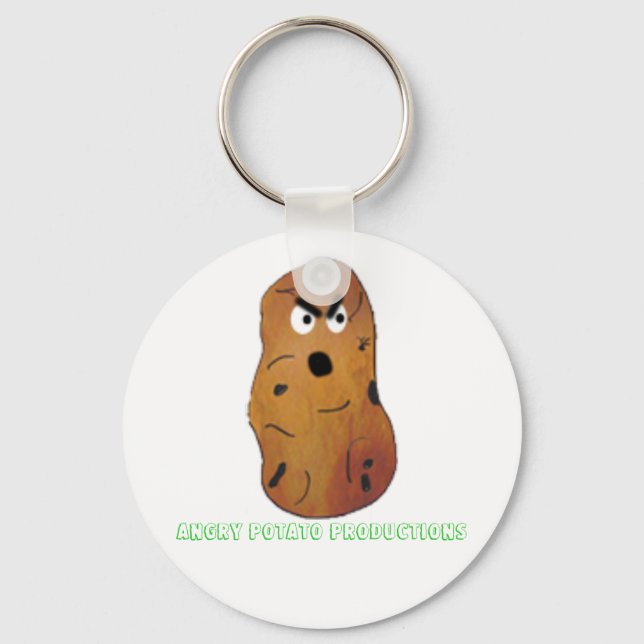 Angry Potato Productions--Keychain Design #1 Key Ring (Front)