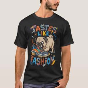 Angry Pug Chewing A Trendy Expensive Streetwear Sn T-Shirt