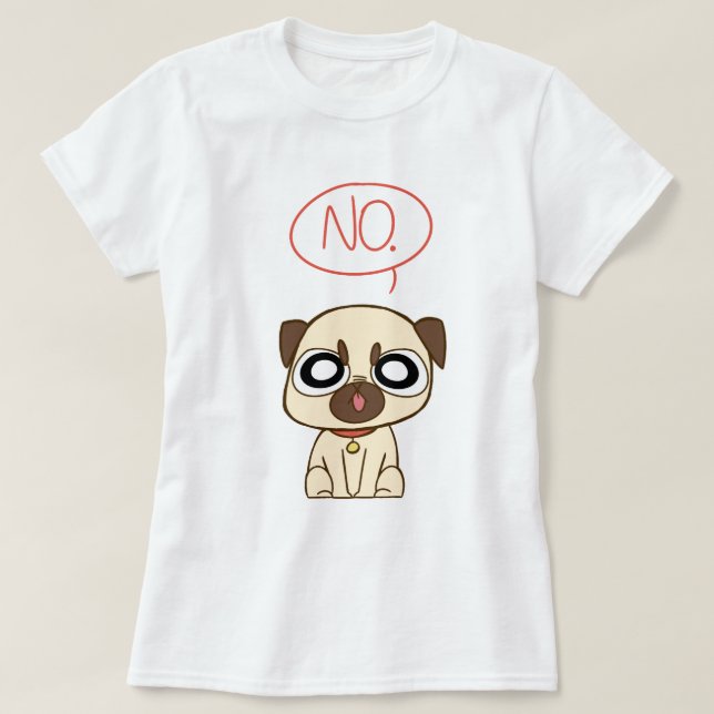Angry Puggle T-Shirt (Design Front)