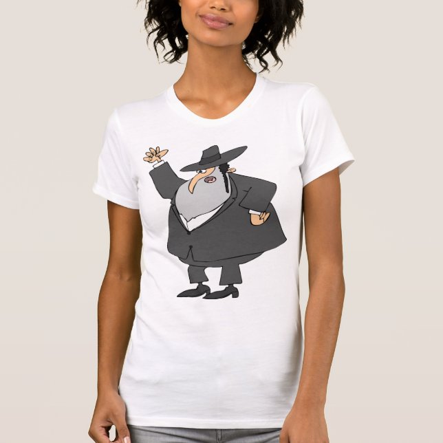 Angry Rabbi Womens T-Shirt (Front)