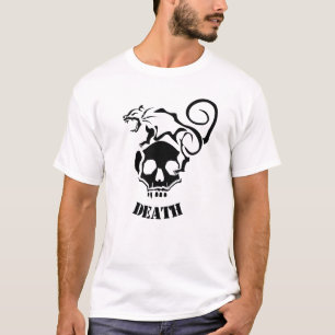 Angry Rat On an Evil Skull T-Shirt