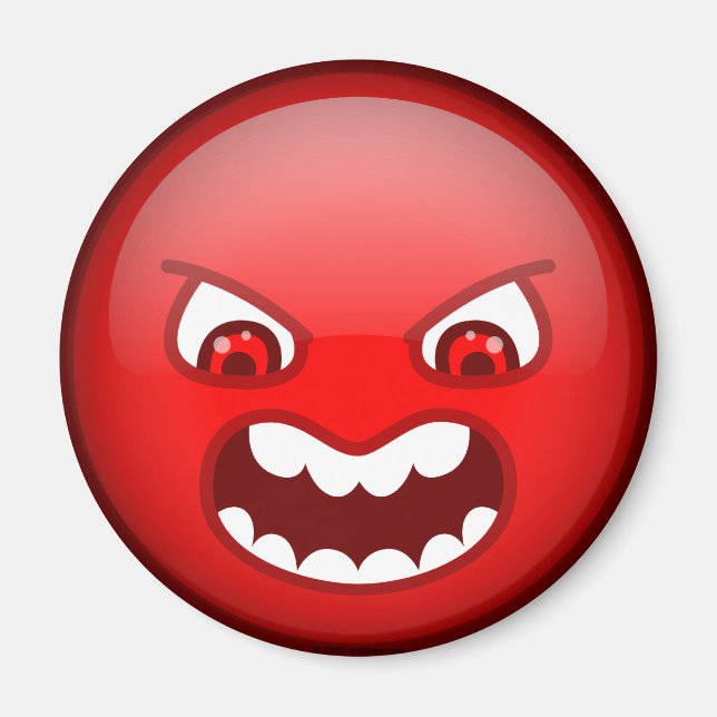 Angry red magnet (Front)