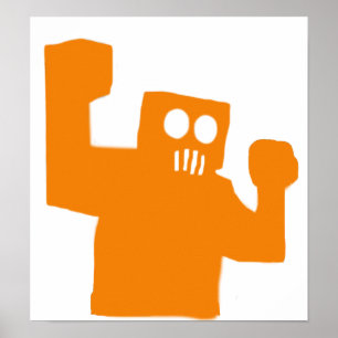 Angry robot poster