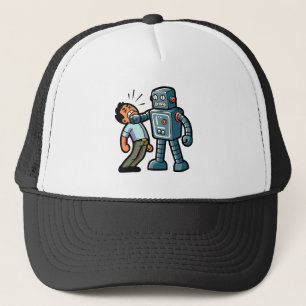 Angry Robot Trucker Hat