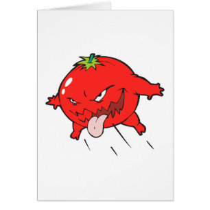 angry rotten tomato cartoon character