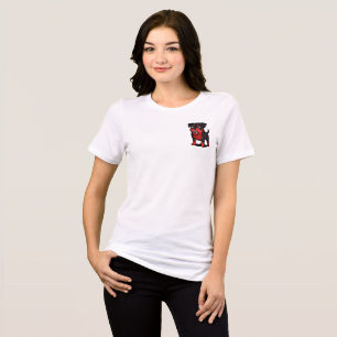 Angry Rottweiler Cartoon Dog lover gift Tri-Blend Shirt