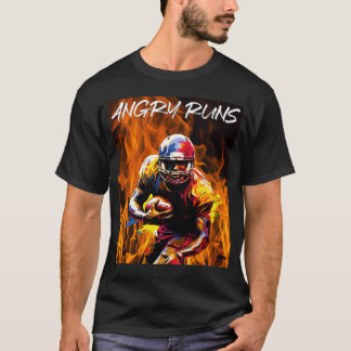 Angry Runs - American football T-Shirt