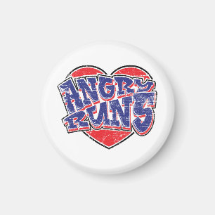 Angry Runs fans design v2  Magnet