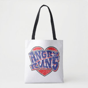 Angry Runs fans design v2 Tote Bag