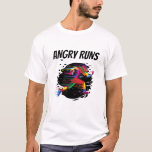 Angry Runs, Good Morning Football, Football Lovers T-Shirt