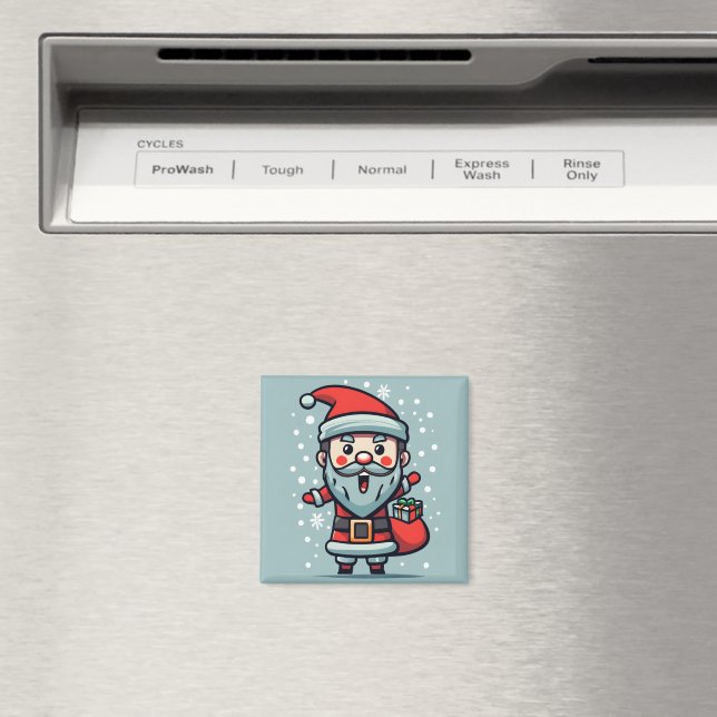 angry santa cruz magnet (In Situ (Dishwasher))