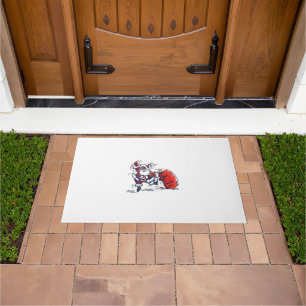 Angry Santa doormat