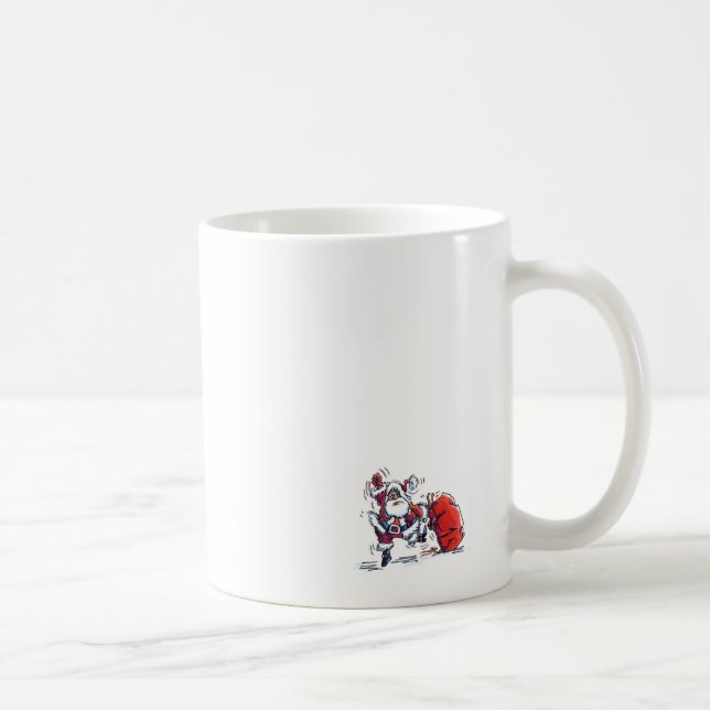 Angry Santa left hand mug (Right)