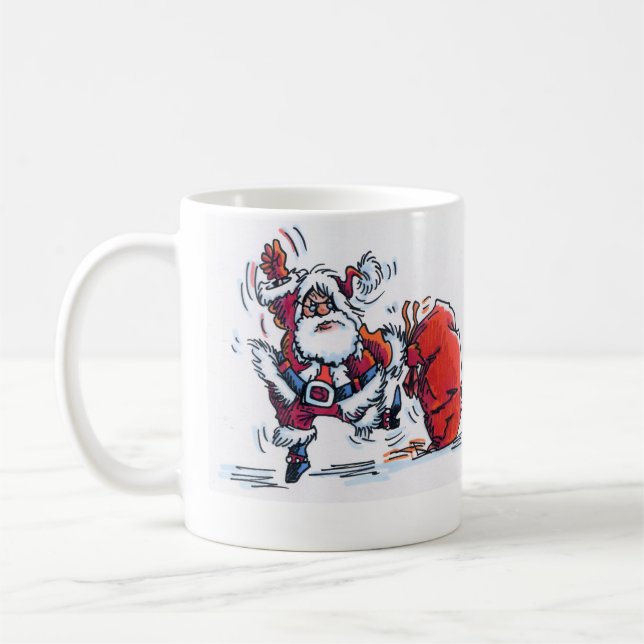 Angry Santa mug (Left)