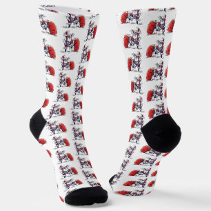 Angry Santa premium socks