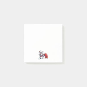 Angry Santa white note pads