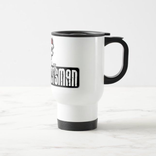 Angry-Scotsman Skull Travel Mug (Right)