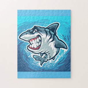 Angry Shark Jigsaw Puzzle