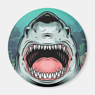 Angry Shark Magnet