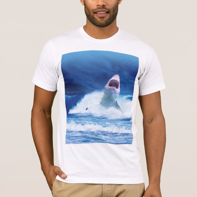 Angry SHARK T-Shirts (Front)
